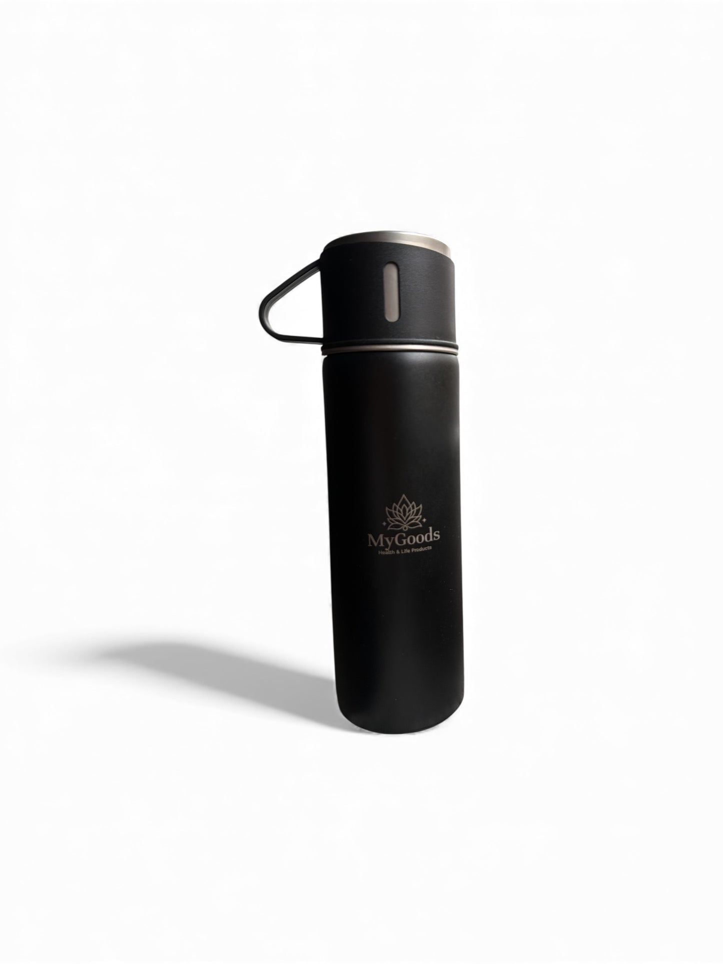 Edelstahl Thermosflasche Geschenk-Set, 500 ml Vakuumflasche, 2 Tassen (Kostenloser Versand)